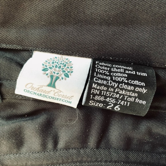 🚨SOLD🚨Cotton Hourglass Curve Waspie Underbust Corset : CS-201 - Picture 9 of 13